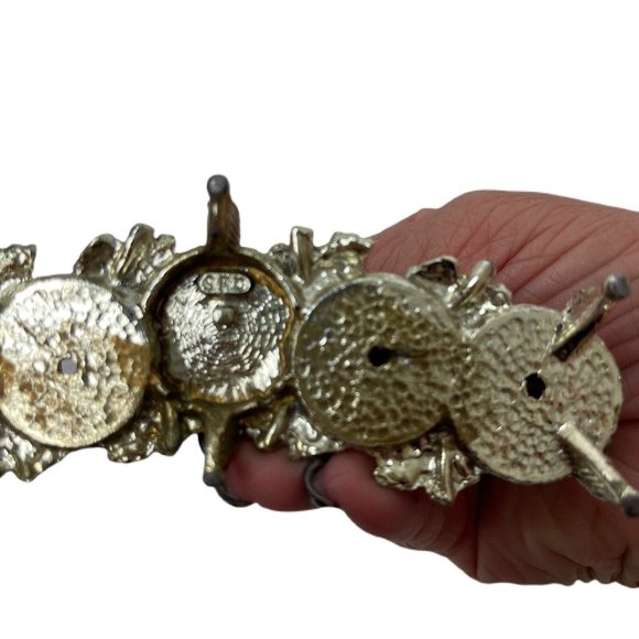 Vintage Sam Fink Gold Silvertone Metal Filigree LIpstick Holder - Picture 3 of 3